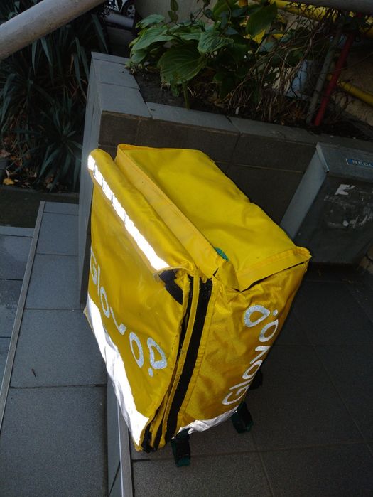 Geanta Glovo  galbenă