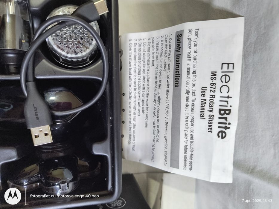 Aparat de ras electric brite