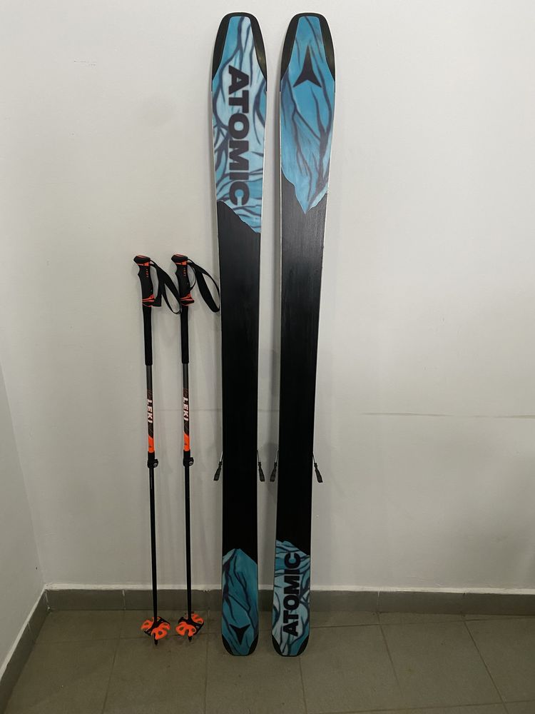 Schi/ski de tura/freeride Atomic Bent Chetler/Marker/Dalbello/Leki