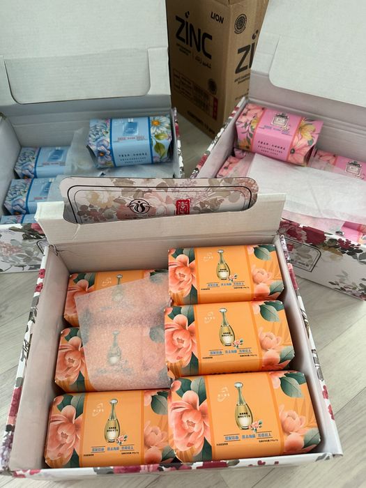 Парфюмированное мыло , гели