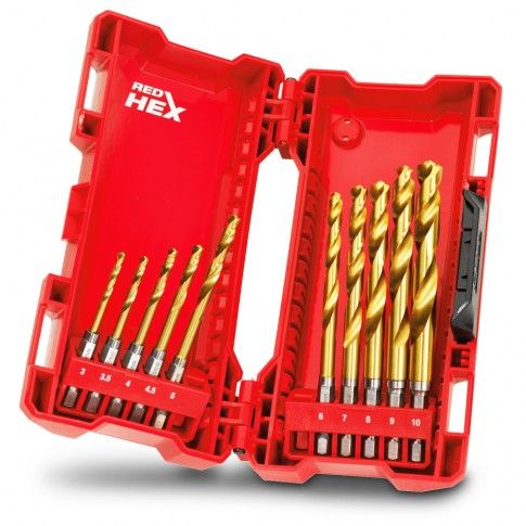 Промоция!Комплект свредла 1/4 HSS-G Titanium Milwaukee