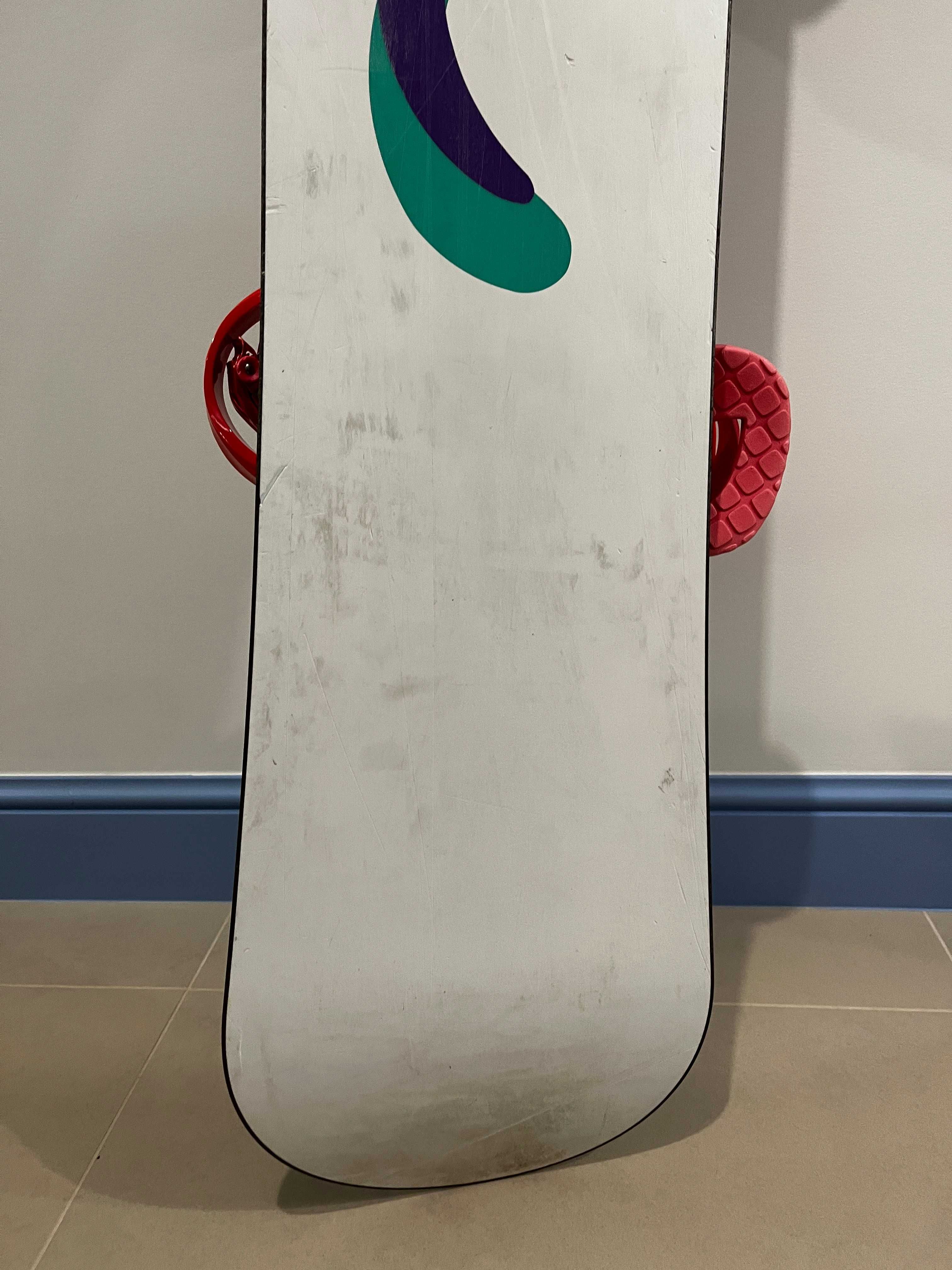 Placa snowboard Volkl + legaturi Burton