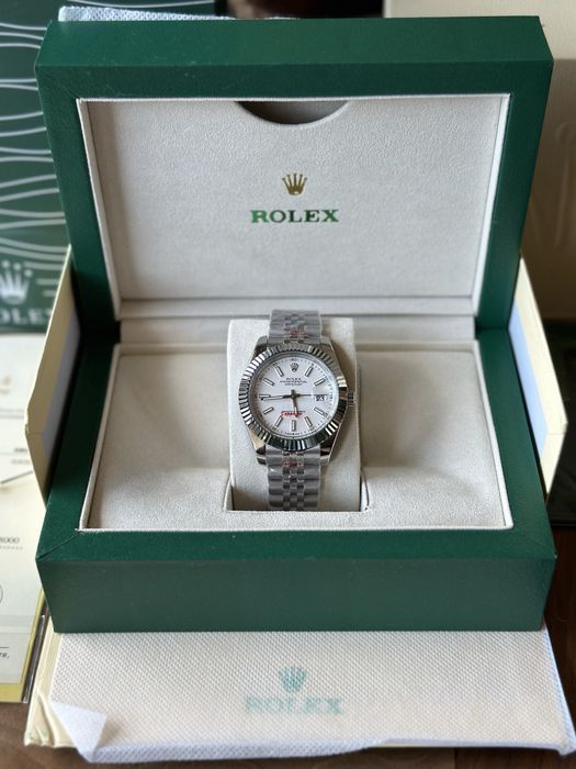 Rolex Datejust White 41 mm