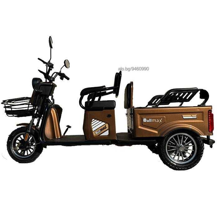 Електрическа Триколка FullMax A10 Cargo 1800W мощният мотор- мод2025г