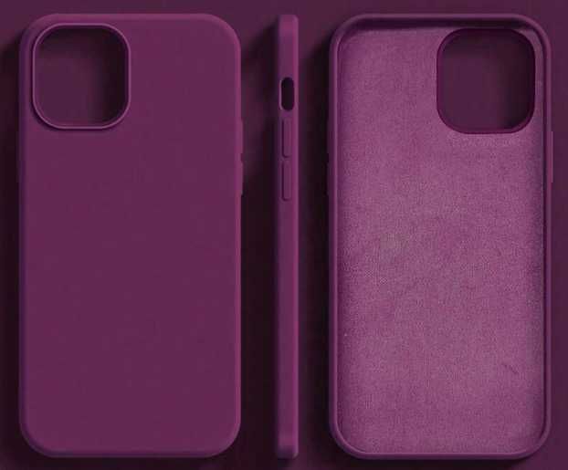 Husa iPhone Violet Purple/Negru/Imprimare Florala
