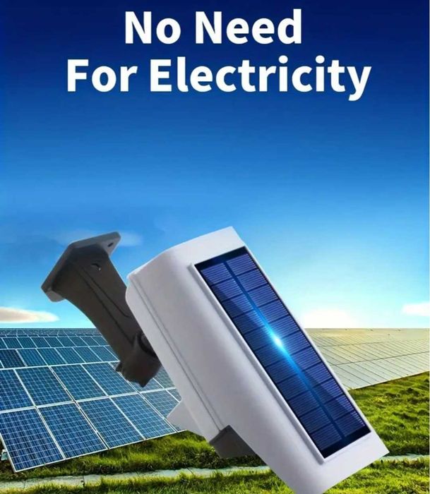 Соларна Лампа Камера с дистанционно 180W Мощност 77LED