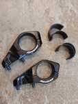 Reverse BlackOne pipa direct mount 31.8"-35" 45mm lungime Rise 20`