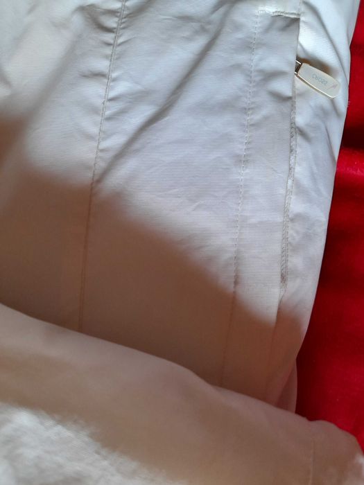 Fas jacheta dama de schi captusit  de iarna, cu gluga alb cu roz  S