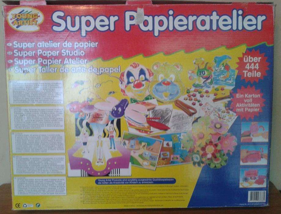 Joc Set de cunstruit de hartie "Super Papier Atelier" 444 piese