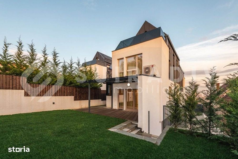 Duplex modern cu 5 camere, garaj dublu și terase – zona Bună Ziua