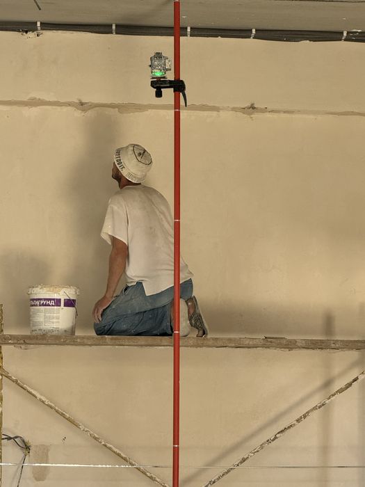 Механизированная Гипсовая штукатурка стен