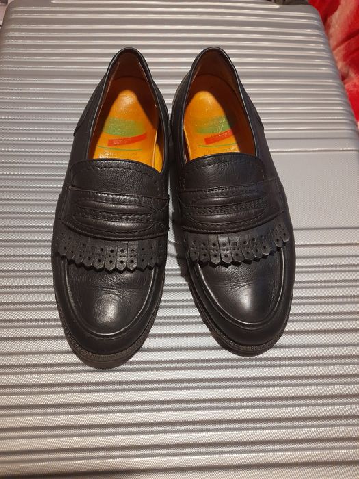 Черни обувки на GALLUS liberty  естествена кожа