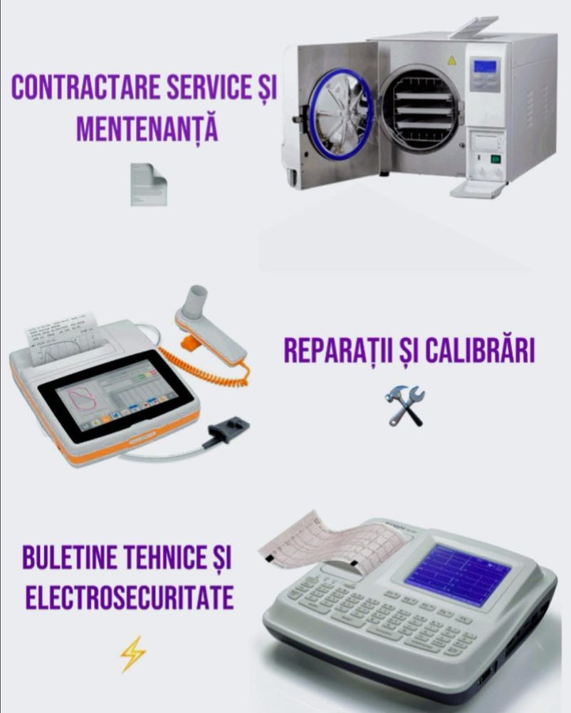 Service reparatii si mentenanta aparatura medicala