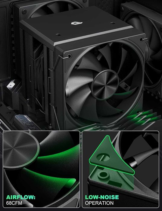 CPU охладител upHere Dual Tower - Без монтажни планки