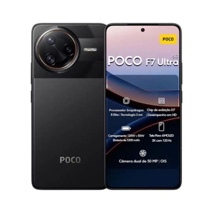 НОВ! Xiaomi Poco F7 Ultra 5G 512GB 12GB RAM Black / Yellow