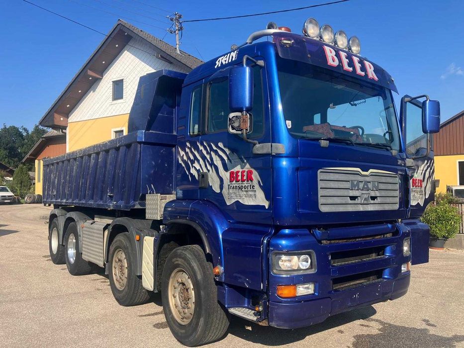 Man 480 8x4 basculabil