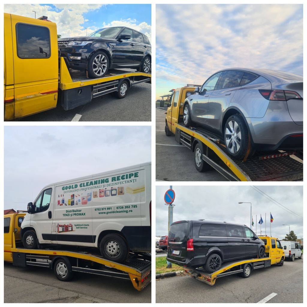 Tractari auto Arad-Nadlac/Platforma non-stop/Austria/Ungaria/Cehia