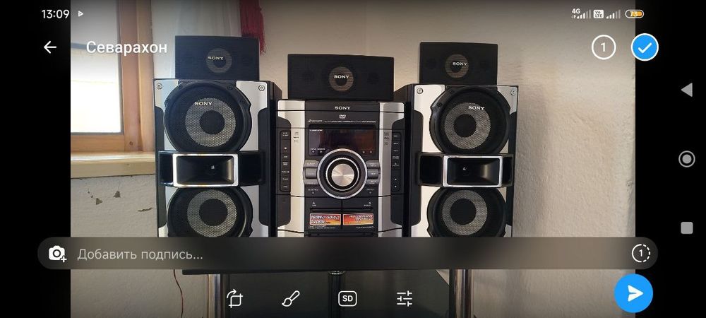 Музикалний центр . SONY.