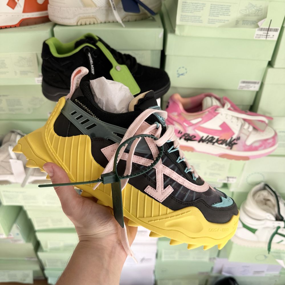 Off-White Odsy-1000 Black Yellow Pink