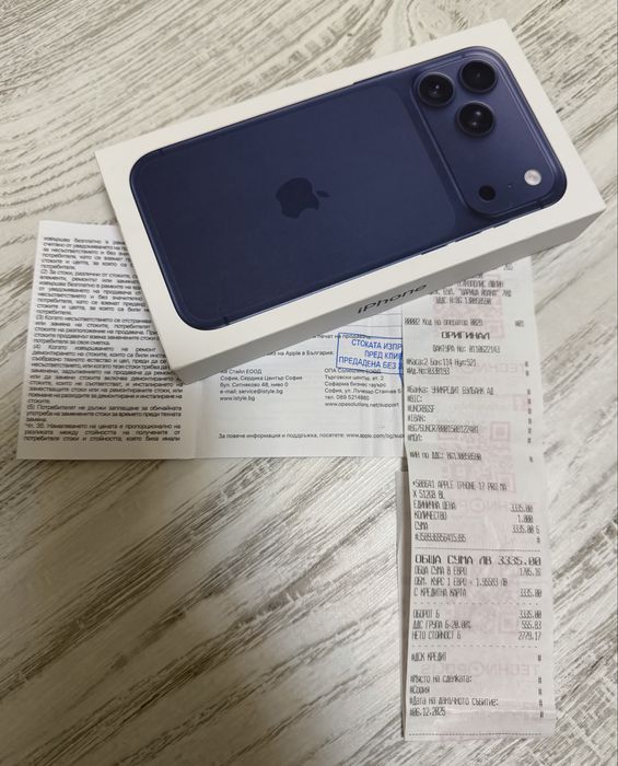 НОВ Iphone 17 Pro Max 512GB Blue 24м. ГАРАНЦИЯ