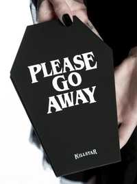 Killstar Please Go Away Coffin Journal Notebook Goth (Jurnal)