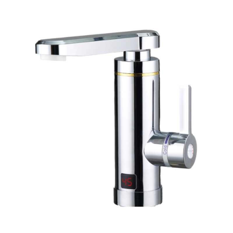 Robinet Electric Argintiu IARMAC, 3000 W, incalzire rapida, Afisaj LED