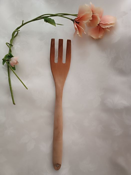 Вилка деревянная для готовки бук