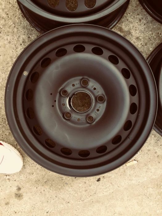 Set jante tabla 5 x 112 r 15 originale VW , Audi,Skoda,Seat!!! 400 lei