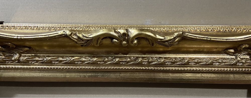Ramă din lemn cu foiță de aur din Milano