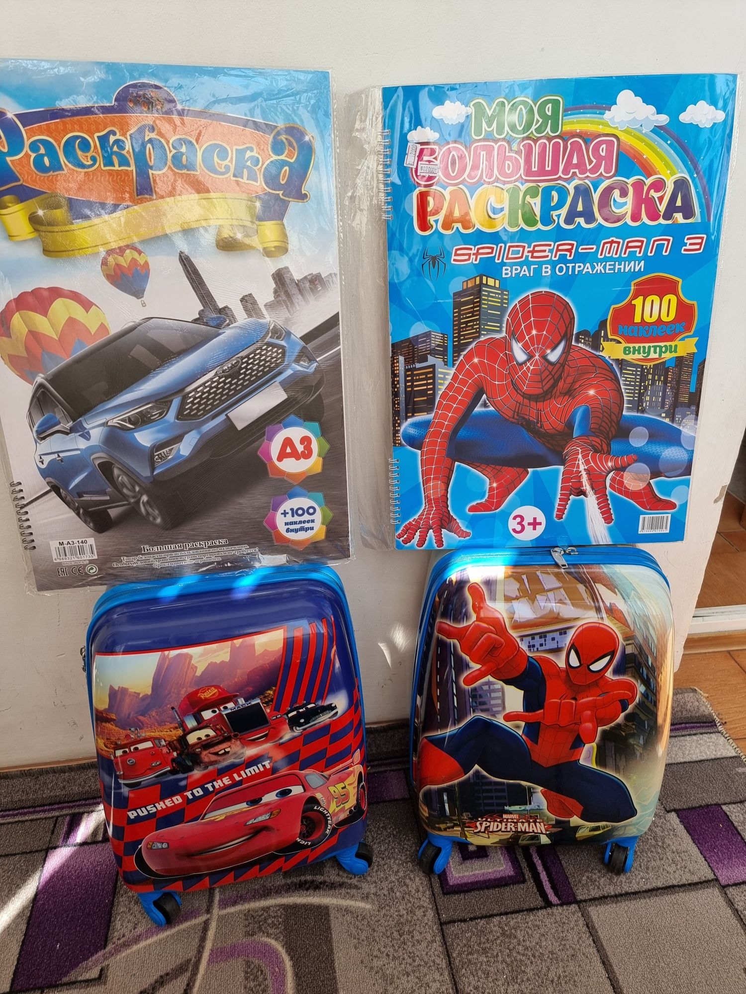 Spider man Человек паук детский сумка на колесиках
