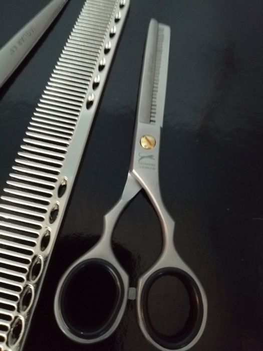 set foarfeci profesionale jaguar tuns filat pieptăn 6.5