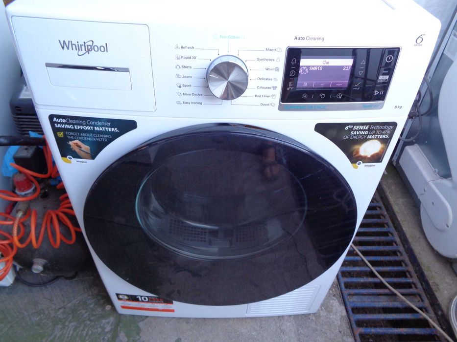 uscator rufe pompa de caldura 8 kg