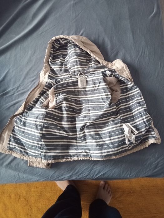 Geaca, jacheta, copii 3-4 ani zara culoare crem