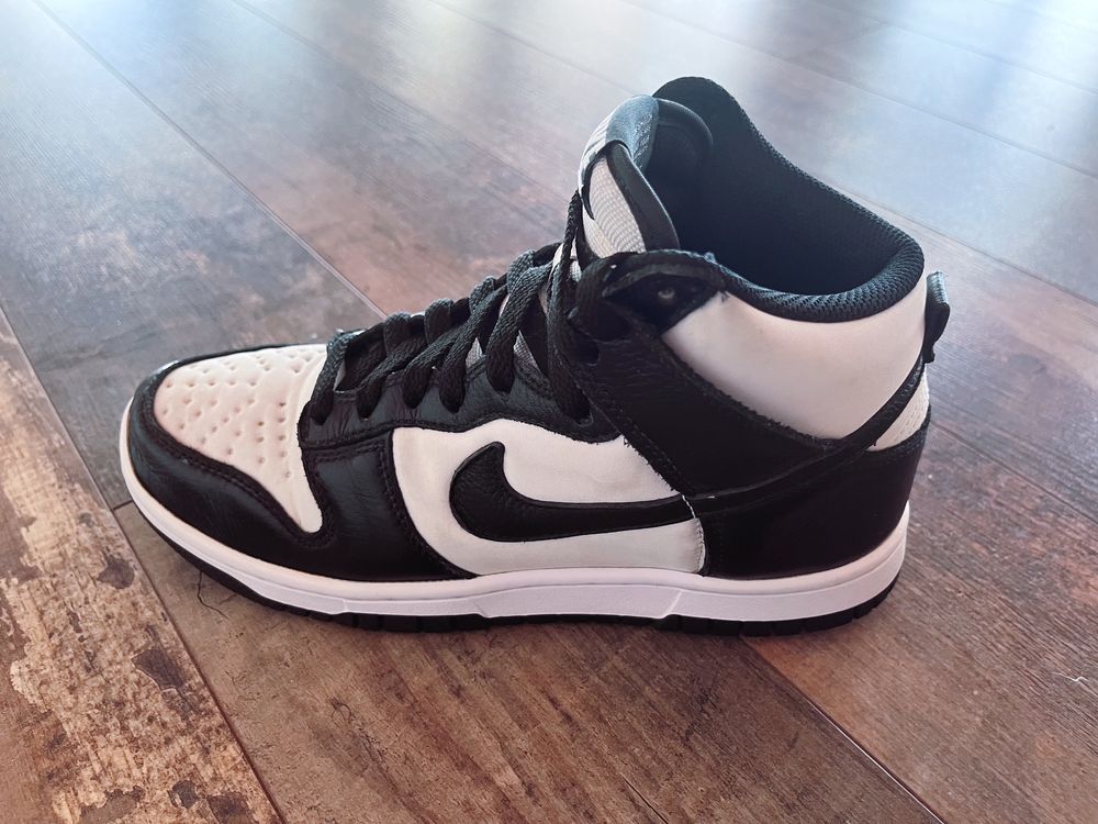 Sneakers Nike Dunk High By You Custom (in stil panda), marimea 38