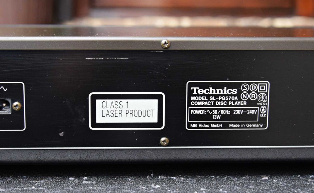 CD Player Technics SL-PG 570A