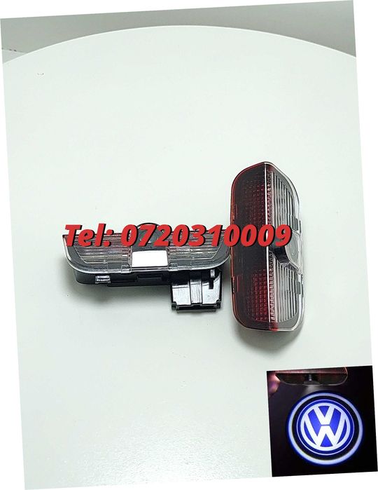 Set Proiectoare Portiere Led Logo Holograma Vw Sharan Tiguan Passat