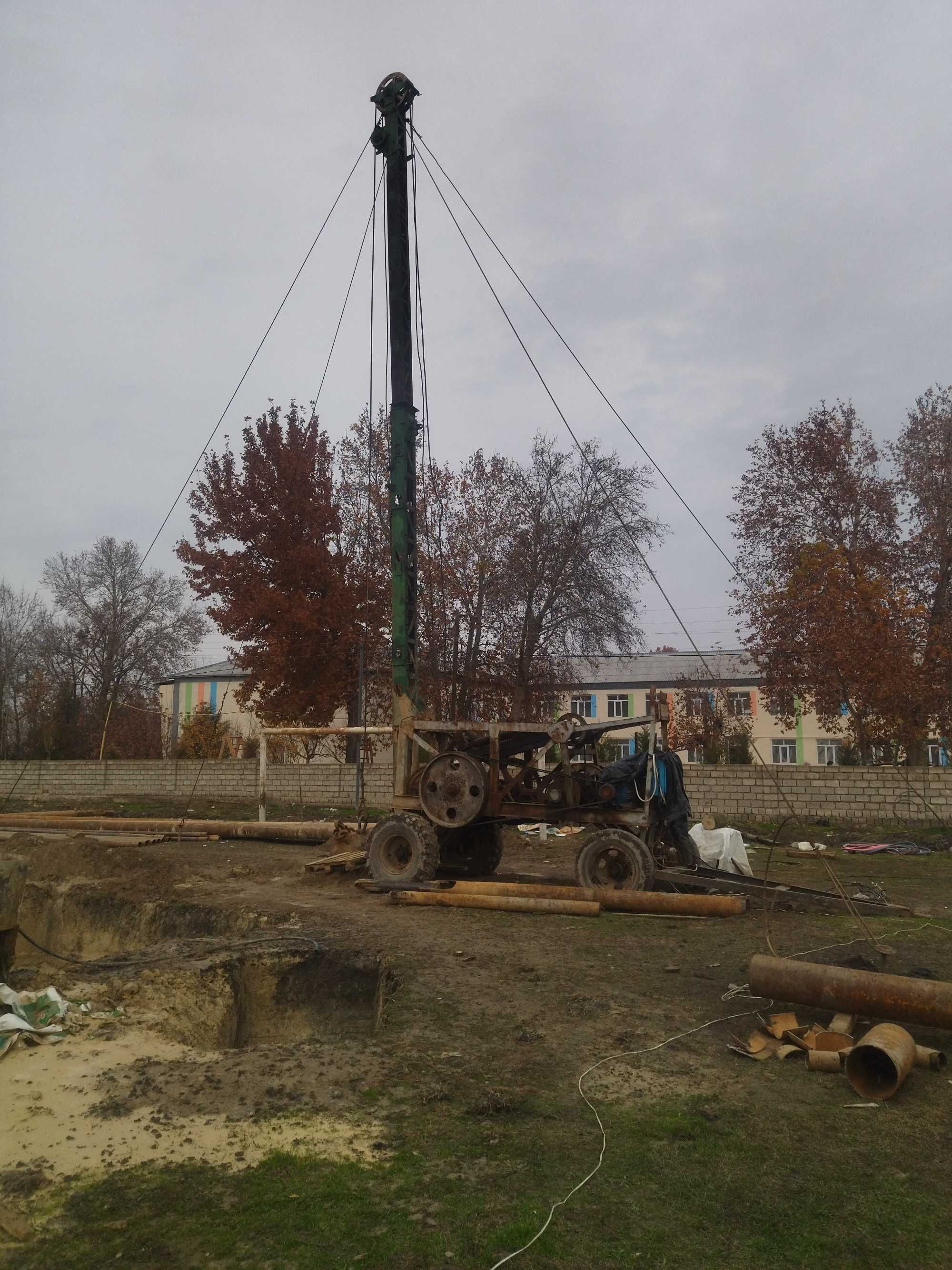 Suv chiqarish xizmati. Бурения скважин.