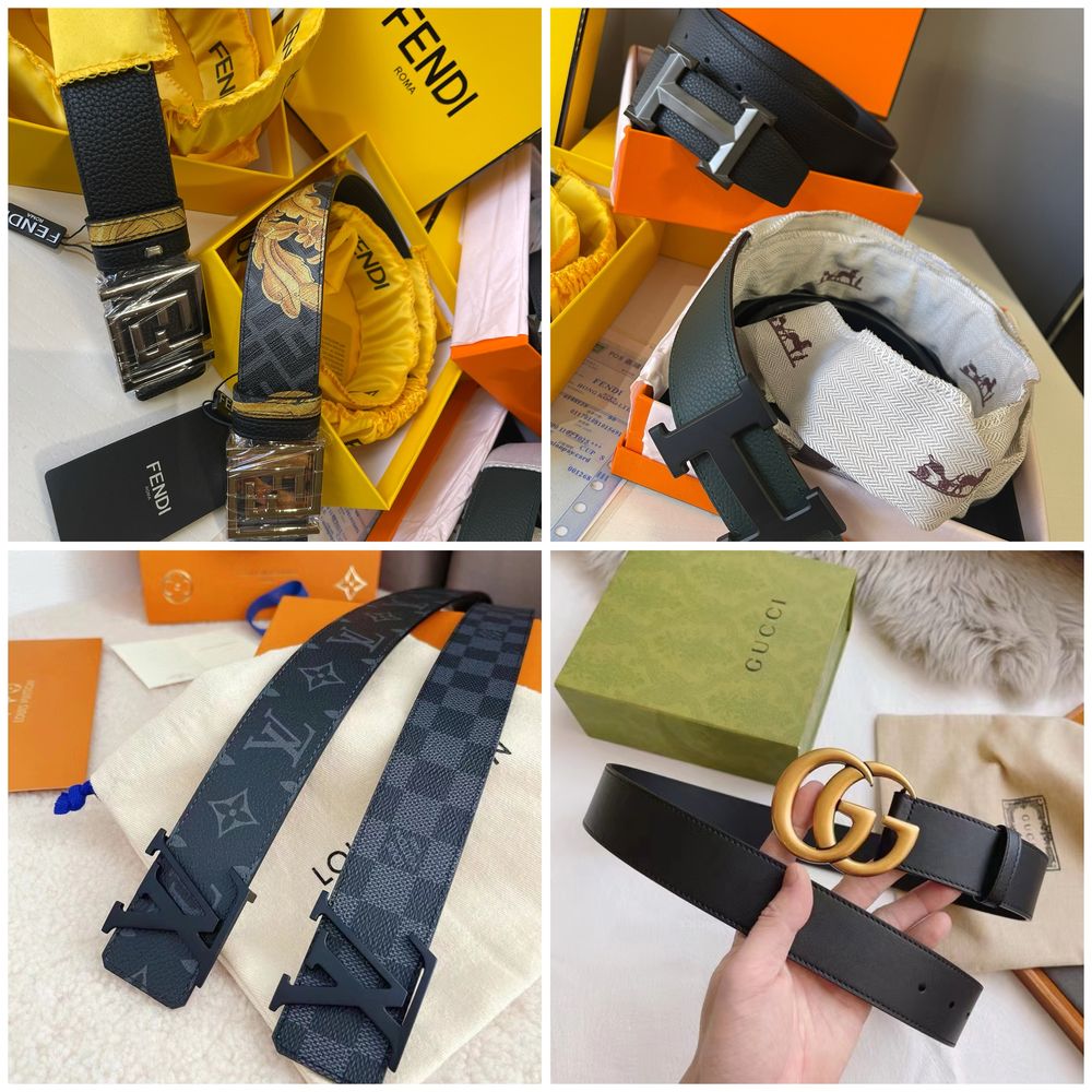 Колани от естествена кожа Louis vuitton