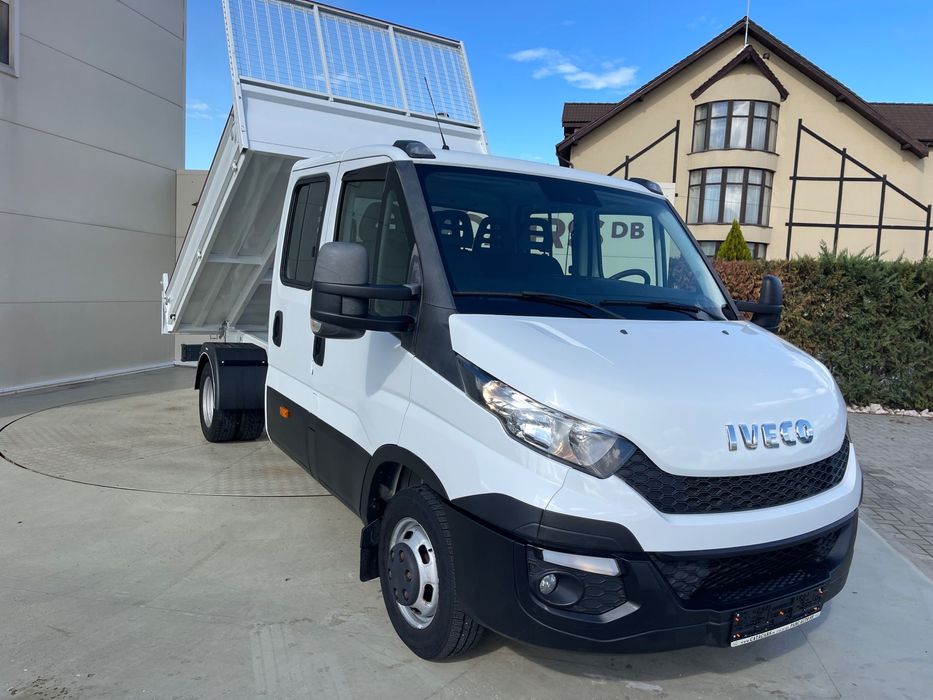 Iveco Daily Doka 35C15 7LOCURI BASCULABIL PUNTE DUBLA Iveco Daily Doka 2.3D, 145CP, Climatronic, Pilot, Webasto, Cârlig