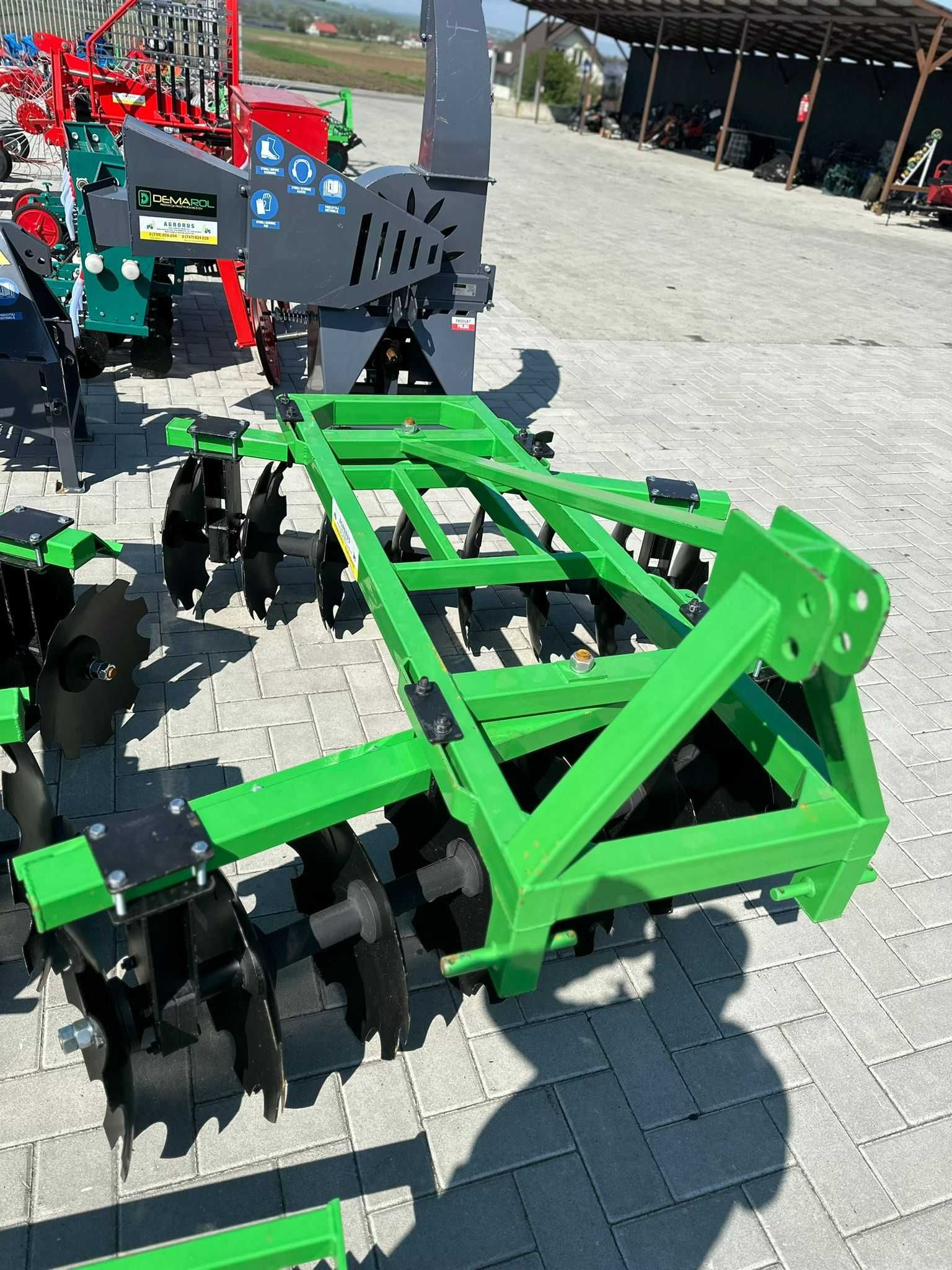 Disc agricol 180 cm, 16 discuri, diametru 500 mm, Polmark