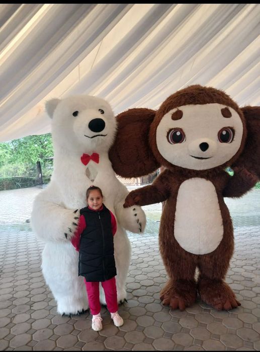 Поздравления день рождения Кинг конг, белый мишка,  Панда, Чебурашка,