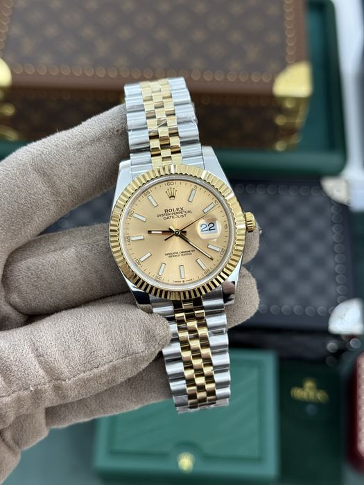 Rolex Date-Just 41mm Champagne