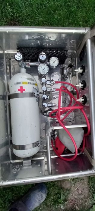 Inhalator oxigen 4 persoane / instalatie respirat oxigen