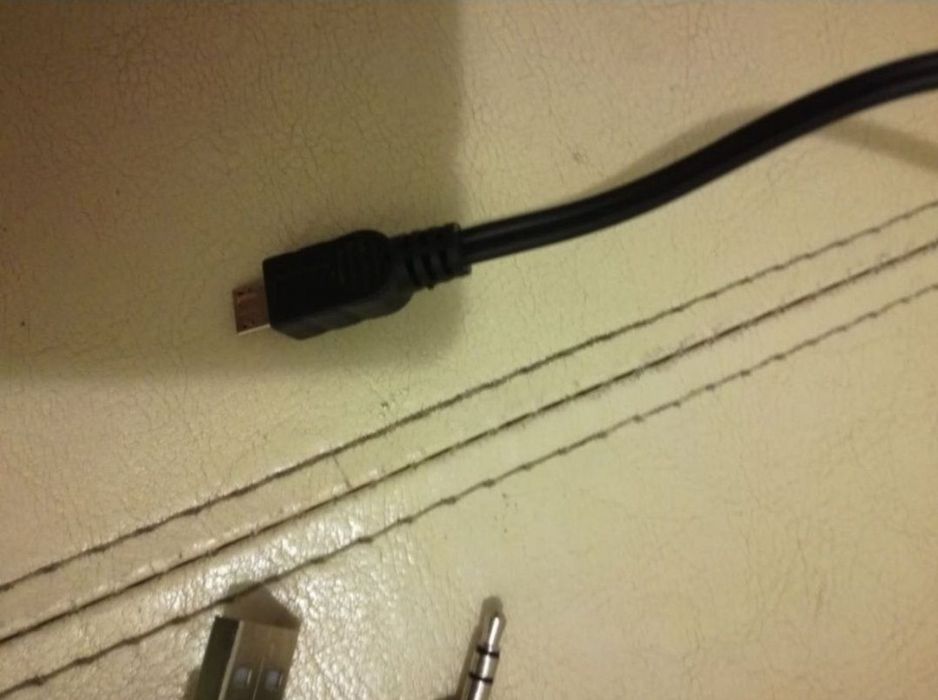 Cablu usb tata si jack tata la miniusb micro usb Lungime 80cm nou