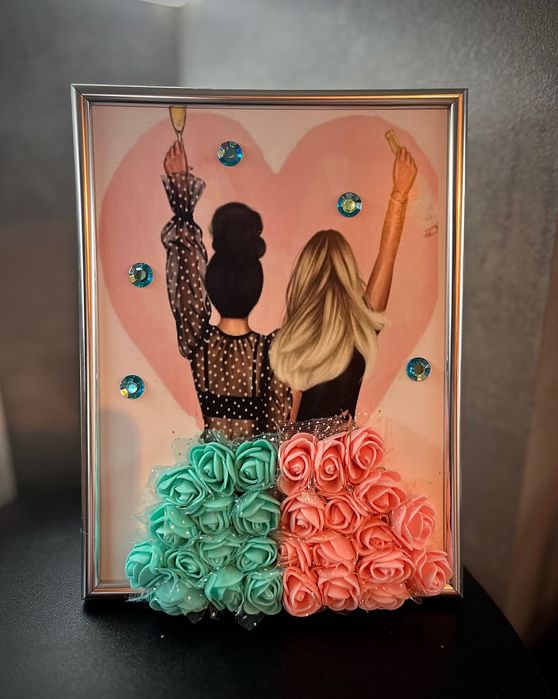 3D картини от рози