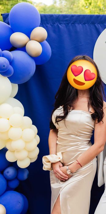 Официална рокля сатен