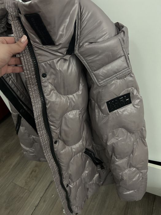 Geacă matlasată Karl Lagerfeld – Mov – Mărimea M