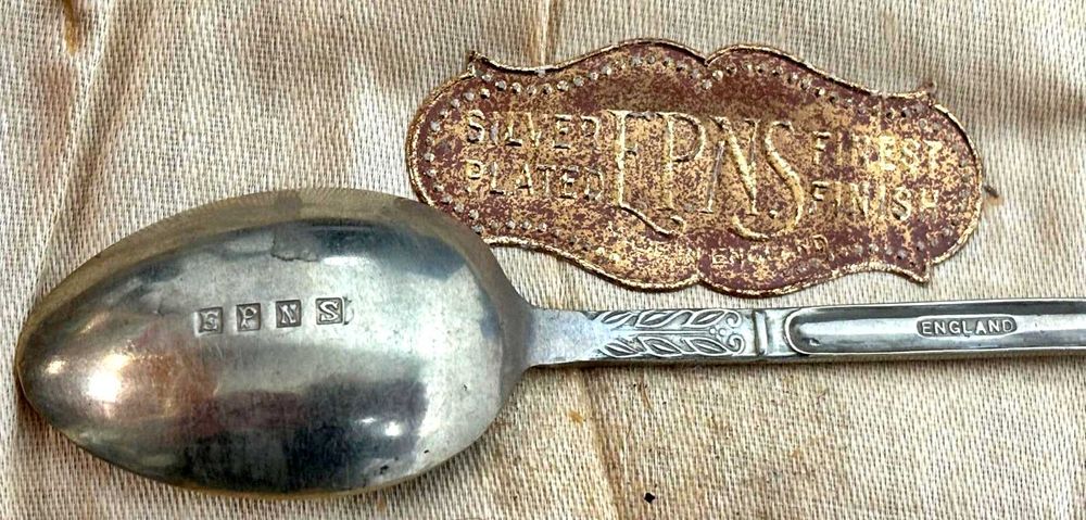 set de 6 lingurite argintate vintage Anglia