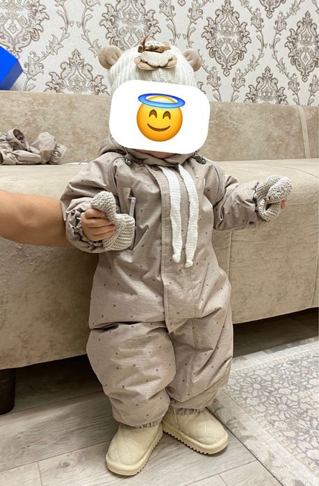 Детский комбинезон и обувь зимнюю