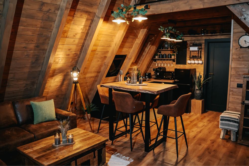 Cabana A frame de inchiriat Craciun liber